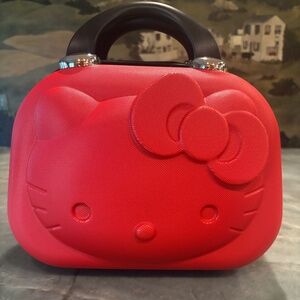 Hello Kitty Cosmetic Travel Box Beauty Makeup Case Bag Organizer